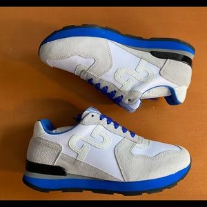 OPP - French - Lace-Up Suede Sneakers White